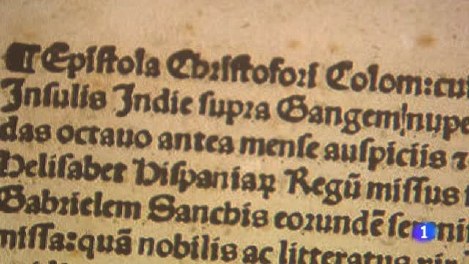 EE.UU. devuelve a España la carta de Colón que anunciaba el descubrimiento de América | Ver