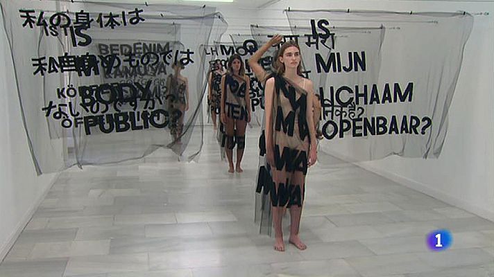 Telediario 1 - 'Miradas de mujeres', un festival para sacar a la mujer de la invisibilidad en el arte