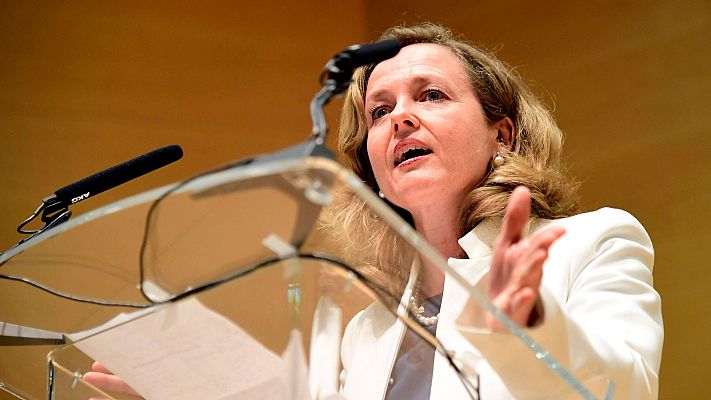 Telediario 1 - Nadia Calviño, ministra de Economía, destaca la "agenda modernizadora, feminista y europea" del nuevo Gobierno