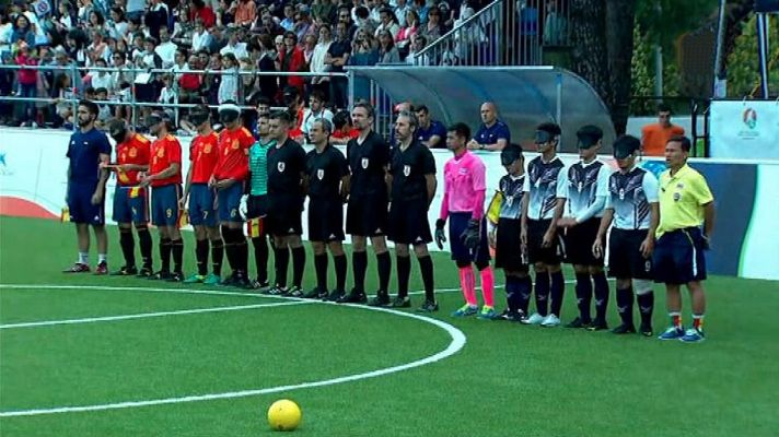 Fútbol para Ciegos - Campeonato del Mundo: España - Tailandia
