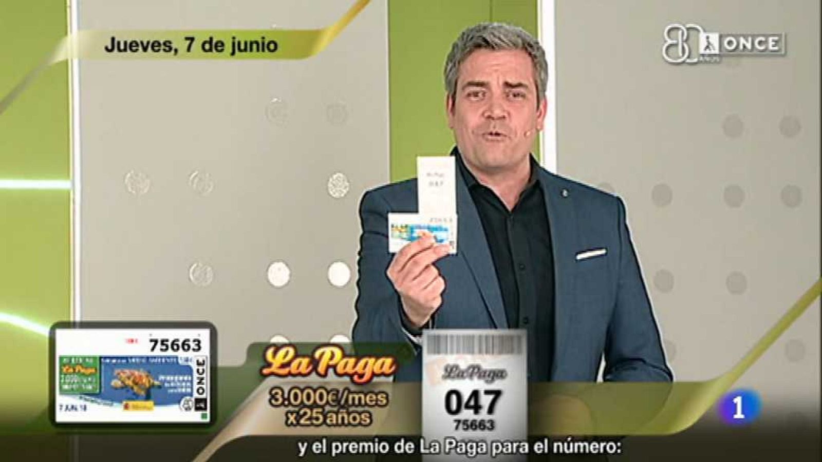 Sorteo ONCE - 07/06/18 - ver ahora