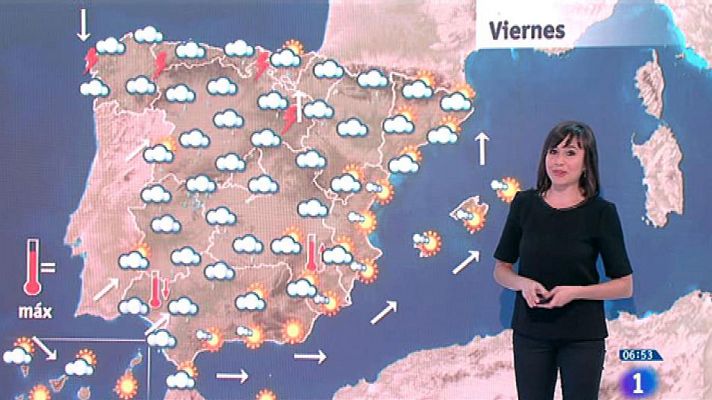 El tiempo - Este viernes, las lluvias serán fuertes en el noroeste peninsular