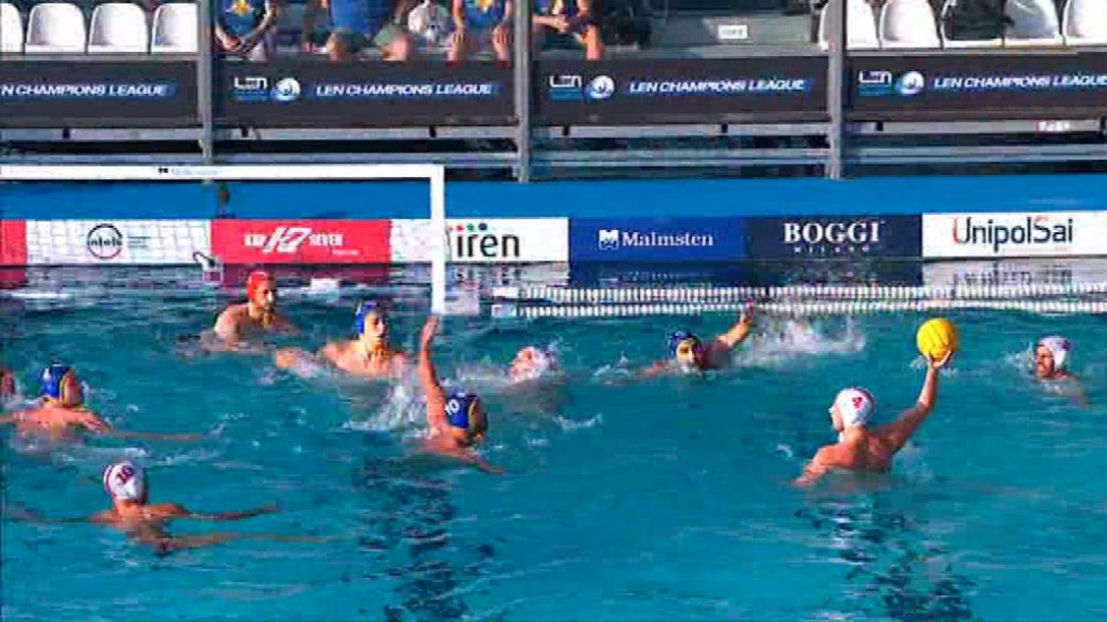 Waterpolo: Final Eight 1ª Semifinal: Olympiakos - CN AT. Barceloneta | RTVE Play