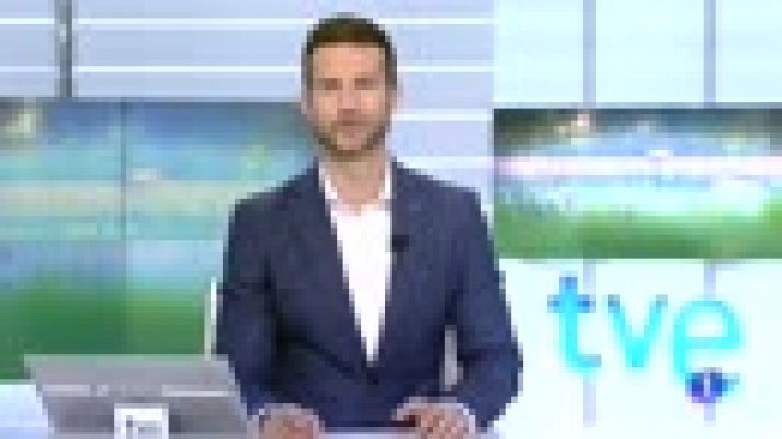 Telediario 1 - La selección española se familiariza con el VAR