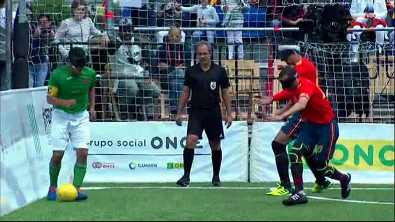 Fútbol para Ciegos - Campeonato del Mundo: España - Marruecos, desde Madrid - ver ahora 
