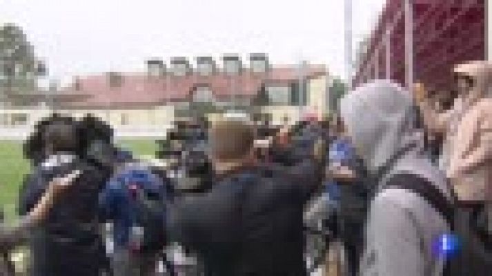 Telediario 1 - Mundial 2018. Las rivales de España llegan a Rusia