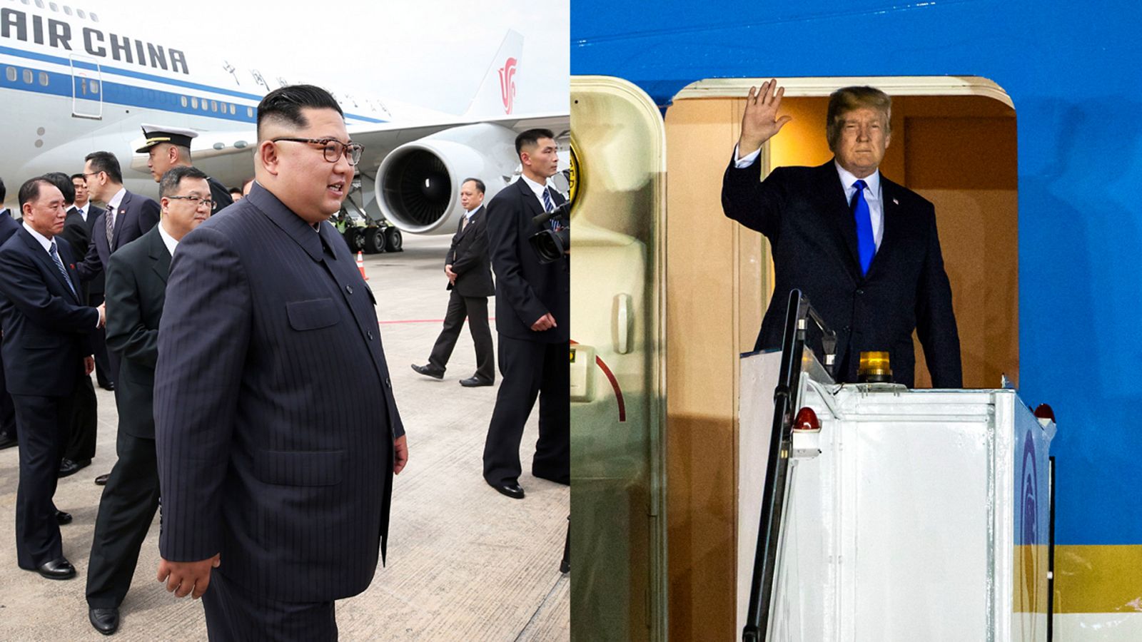 Kim Jong-un y Donald Trump llegan a Singapur para "una cumbre histórica"