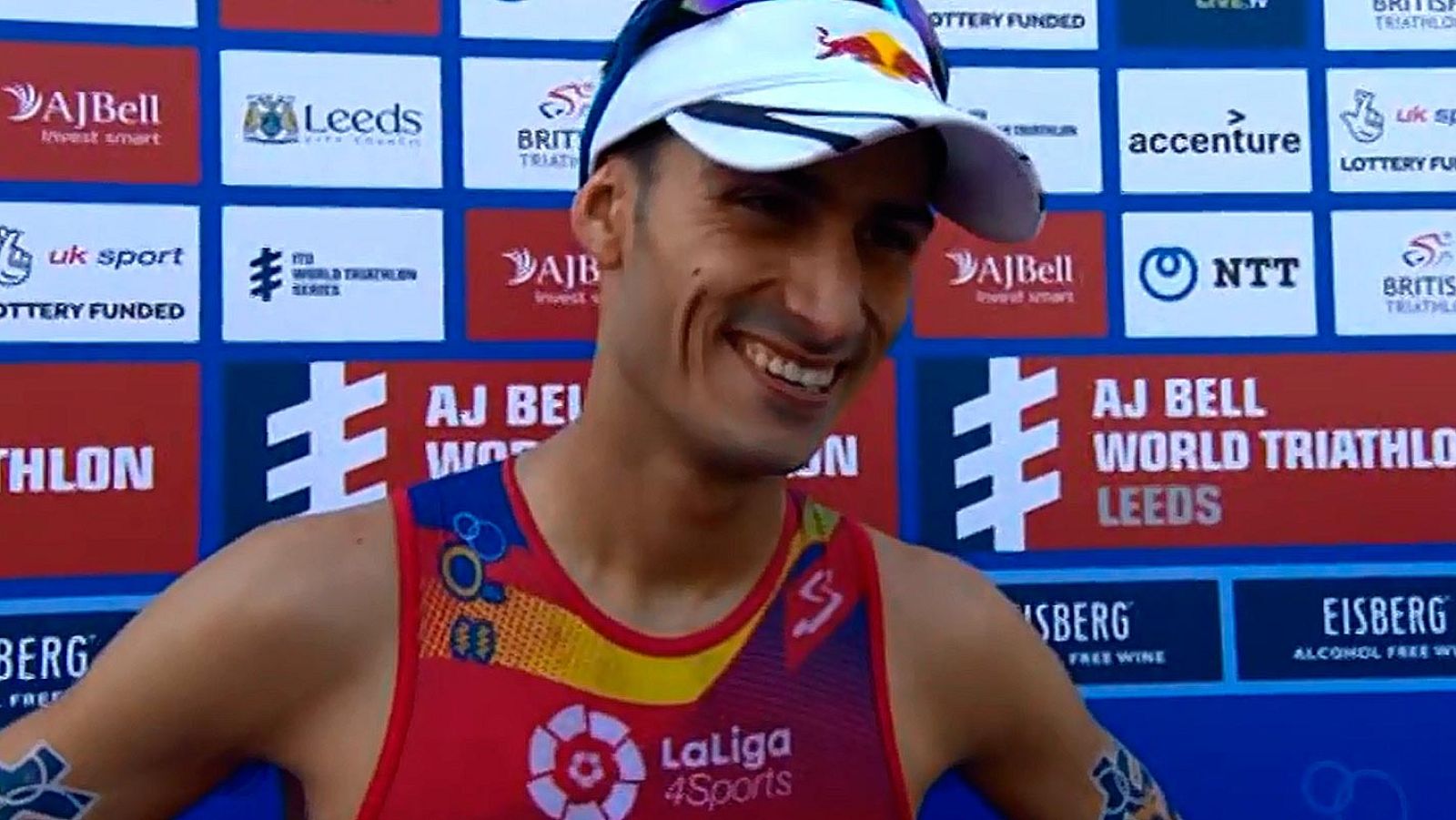 Mario Mola, segundo en Leeds, más líder del Mundial de Triatlón | Ver