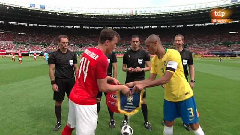 Fútbol - Amistoso Selecciones: Austria - Brasil, desde Viena - ver ahora