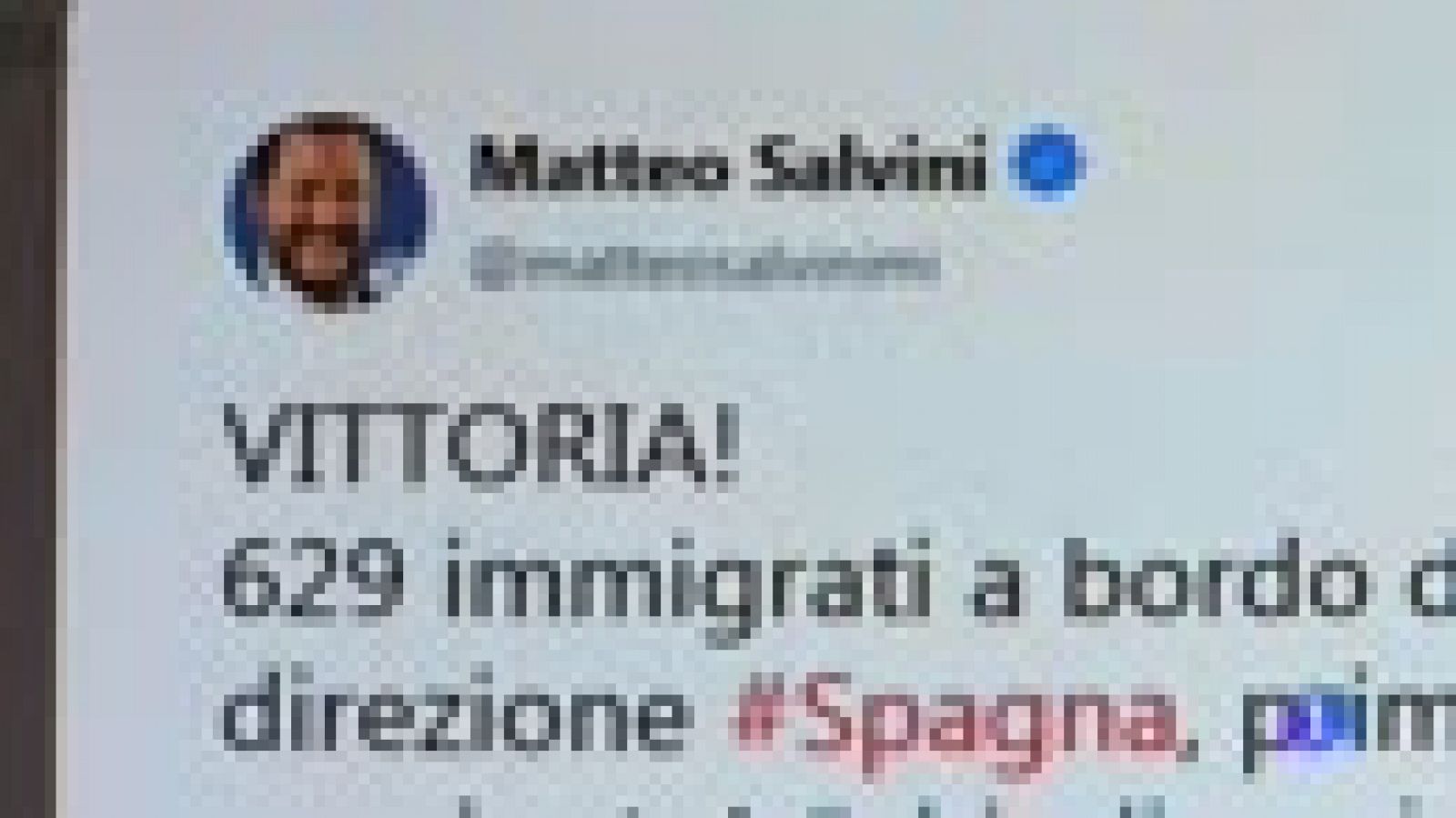 Aquarius - El Gobierno de Italia canta victoria tras impedir la llegada del Aqurius con cientos de inmigrantes a bordo