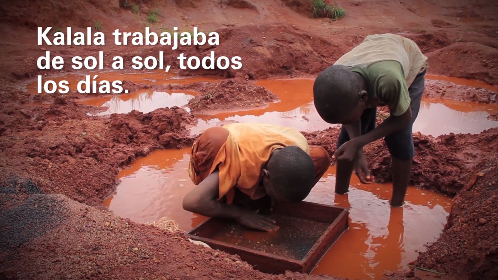 Sin programa: Kalala, 12 años: "Tenía cinco años cuando comencé a trabajar en las minas de diamantes" | RTVE Play