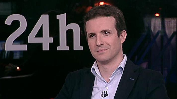 La noche en 24h - Pablo Casado (PP), sobre la moción: "No han apoyado a Sánchez, han querido echar al PP a la calle"