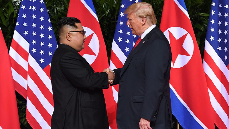 Trump y Kim Jong-un, satisfechos tras una cumbre histórica 
