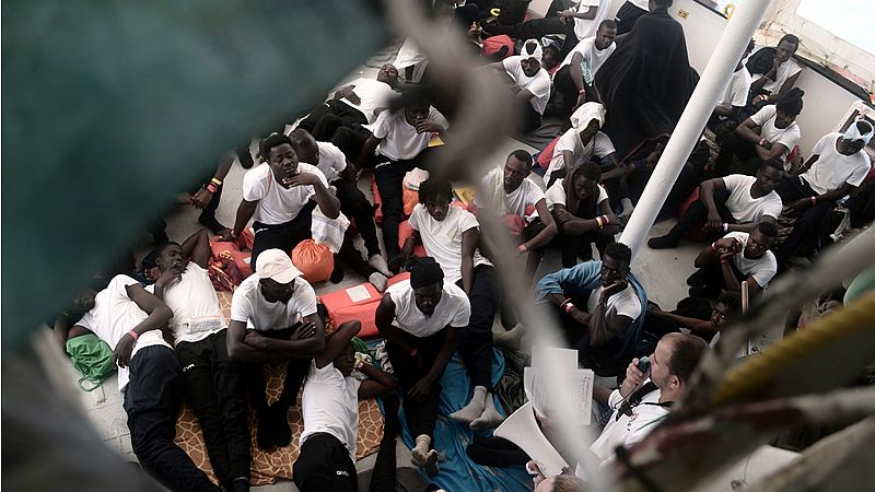 El Aquarius exige que se garantice la seguridad de los migrantes en el viaje a Valencia