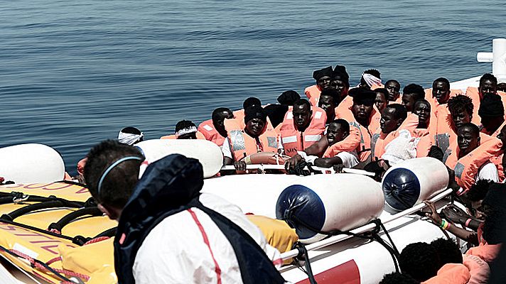 Los migrantes del Aquarius tendrán estatus de refugiado