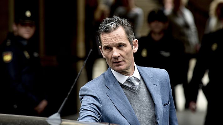 Telediario 1 - La Audiencia de Palma entrega hoy la orden de prisión a Urdangarin, Torres y Mata