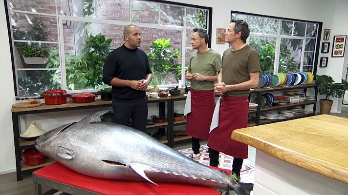 Torres en la cocina - Ensalada de legumbres y onigiri de atún