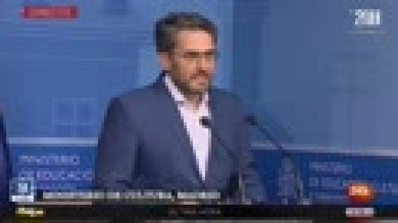 El ministro de Cultura y Deporte, Màxim Huerta, anuncia su dimisión en el palacio de la Moncloa
