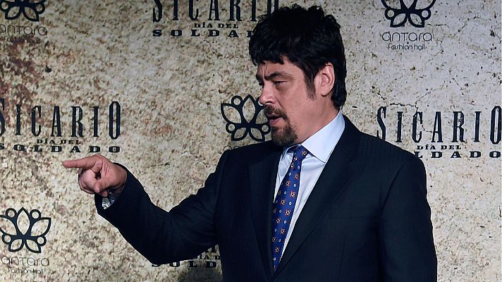 Telediario 1 - Benicio del Toro nos habla sobre su papel en 'Sicario 2: El día del soldado'