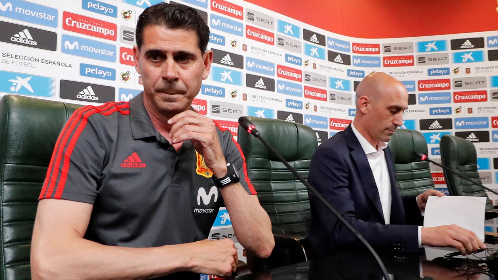 Rubiales destituye a Lopetegui y nombra a Hierro para el Mundial | Ver