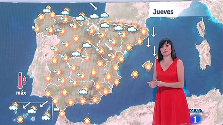 El tiempo - El tiempo estable predominará este jueves en la mayor parte de la península