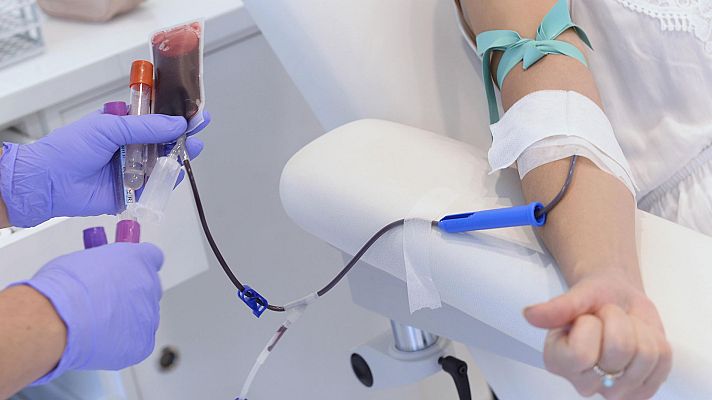 Telediario 1 - Día Mundial del Donante de Sangre, un gesto que salva a diario 80 vidas en España