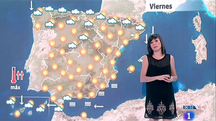 Cielos despejados y subida de temperaturas para este viernes en casi todo el país