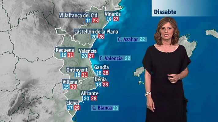 L'informatiu - Comunitat Valenciana - El tiempo en la Comunidad Valenciana - 15/06/18