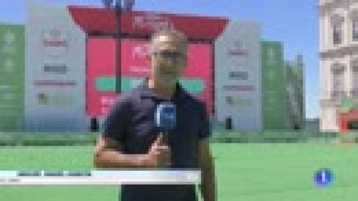 Telediario 1 - Mundial 2018. Ambiente mundialista en Portugal a poco del debut