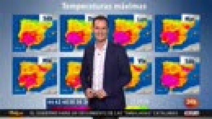 El tiempo - Estabilidad en toda España con temperaturas altas en el centro y sur