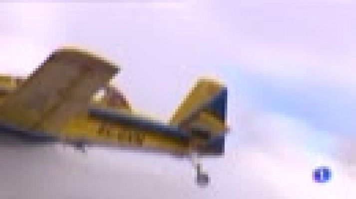 Telediario 1 - Un buque de la Armada se dirige a la costa norte de Mallorca para rescatar el cuerpo sin vida del piloto desaparecido