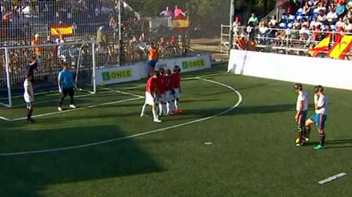 Fútbol para Ciegos - Campeonato del Mundo 5º a 6º puesto: España-Colombia