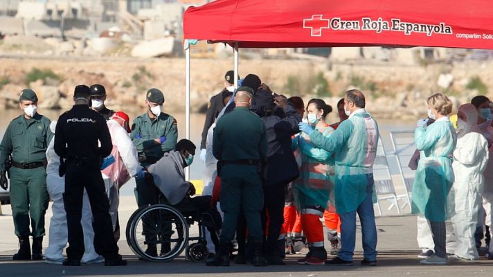 Llegada de los migrantes del Aquarius a Valencia