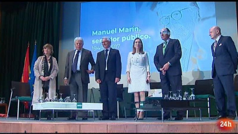 Parlamento - Conoce el parlamento - Homenaje a Manuel Marín - 16/06/2018