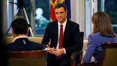 Especial informativo - Entrevista al presidente del gobierno, Pedro Sánchez     