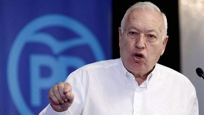 Margallo presenta sus avales para ir "hasta el final" y echa de menos el programa de Sáenz de Santamaría