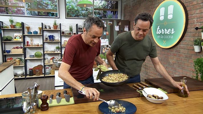 Torres en la cocina - Boletus Torres y cebollas rellenas