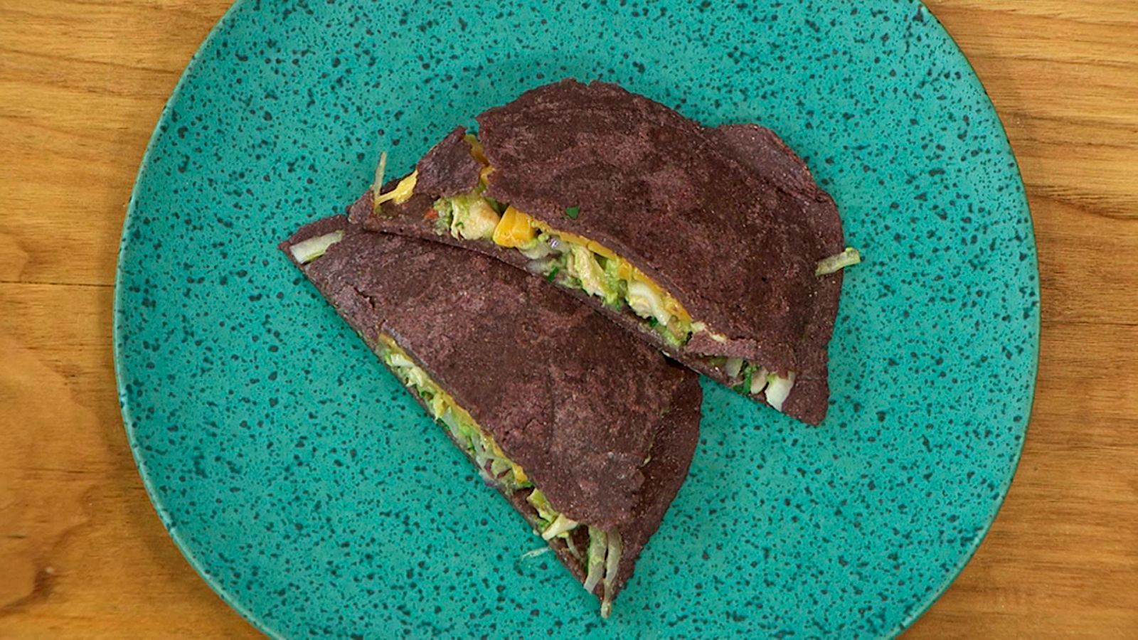 Torres en la cocina - Quesadillas de maíz azul