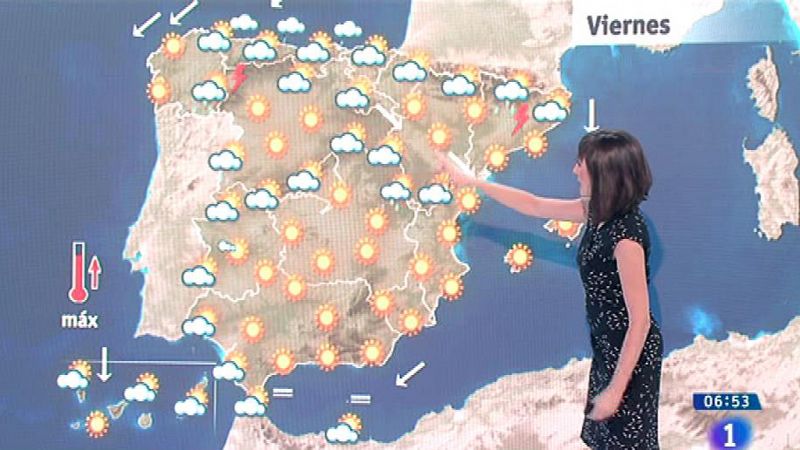 Sol, calor y lluvias aisladas en el oeste peninsular