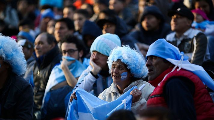 Argentina llora su debacle ante Croacia en el Mundial de Rusia