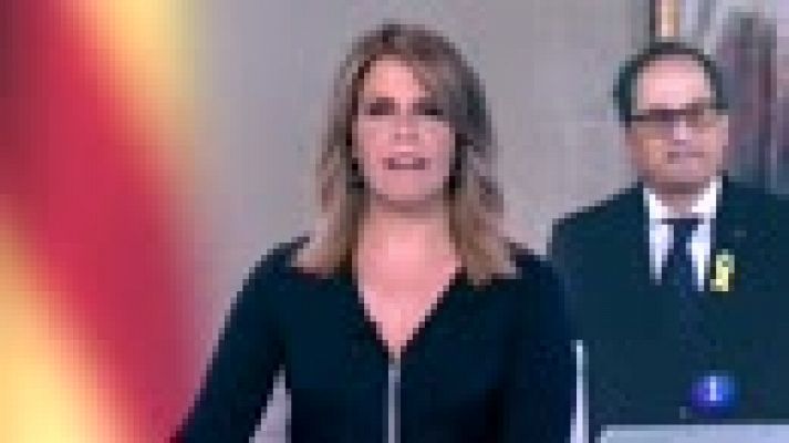 Telediario 1 - Torra asistirá a la inauguración de los Juegos Mediterráneos pero no acudirá a actos convocados por la Familia Real