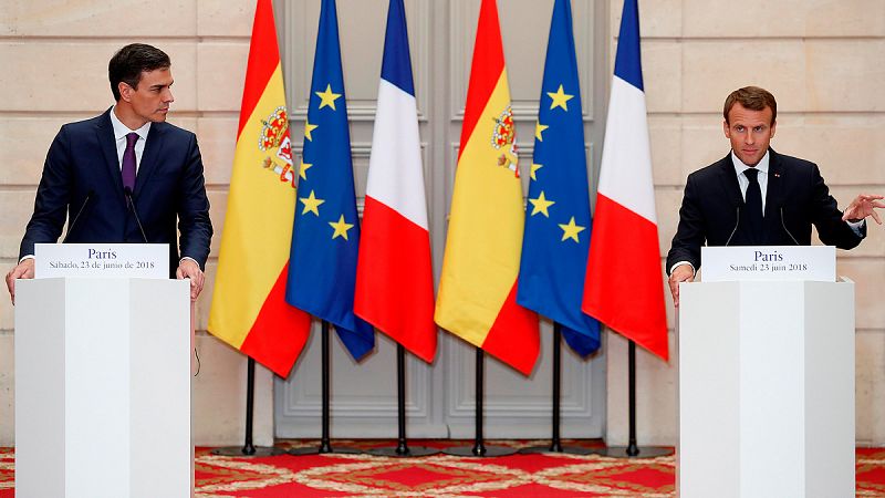La inmigración centra el encuentro de Pedro Sánchez con Emmanuel Macron en París
