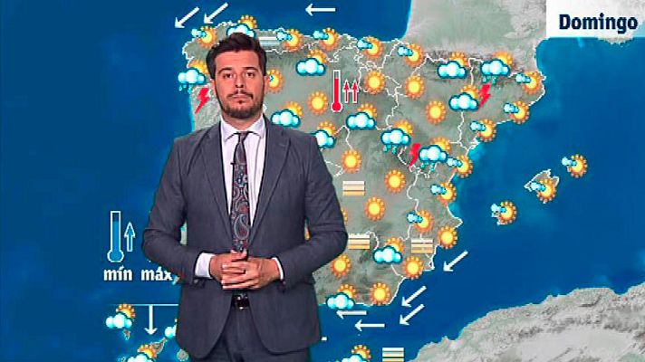 El tiempo - Cielos poco nubosos, temperaturas significativamente altas y calima en la Península