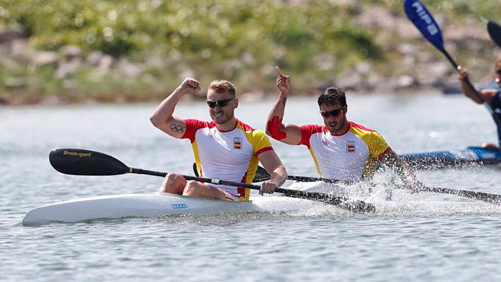 El piragüismo español logra cuatro medallas de oro en el Canal Olímpico