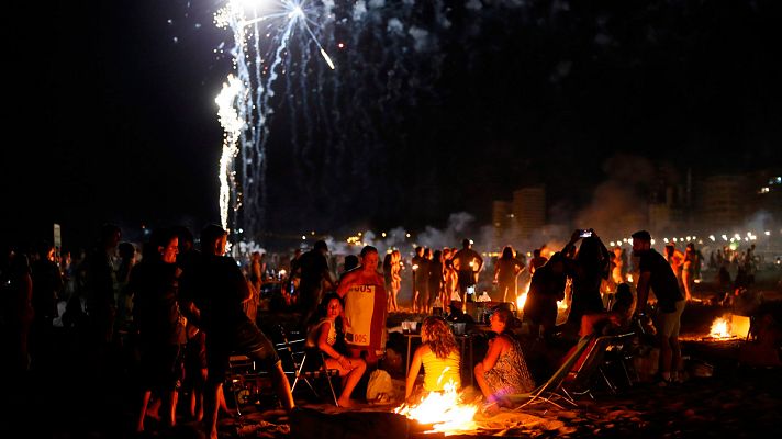 Miles de personas disfrutaron de la Noche de San Juan 