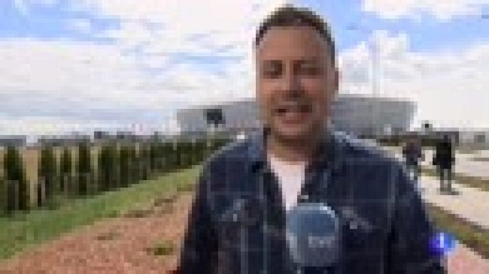 Telediario 1 - España y Marruecos no podrán ejercitarse en el césped de Kaliningrado