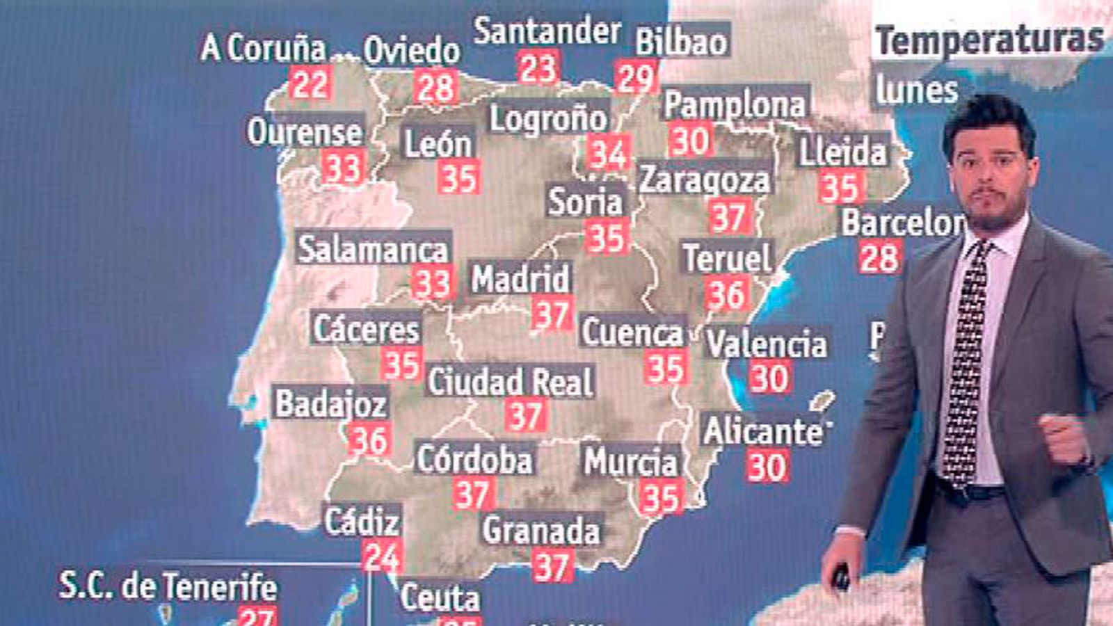 Se mantiene el calor intenso en el interior a pesar de que aumenta la inestabilidad