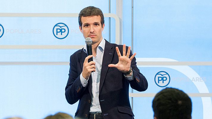 Telediario 1 - Solo el 7,6% de los afiliados del PP se inscribe para votar en las primarias