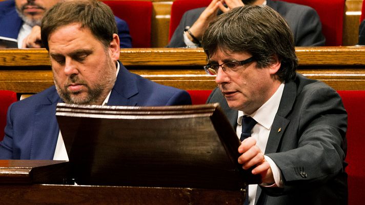 El Tribunal Supremo confirma el procesamiento por rebelión de Puigdemont y Junqueras