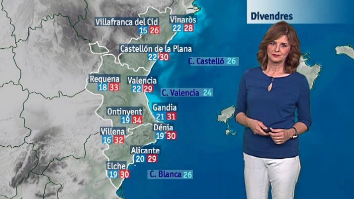 L'informatiu - Comunitat Valenciana - El tiempo en la Comunidad Valenciana - 28/06/18